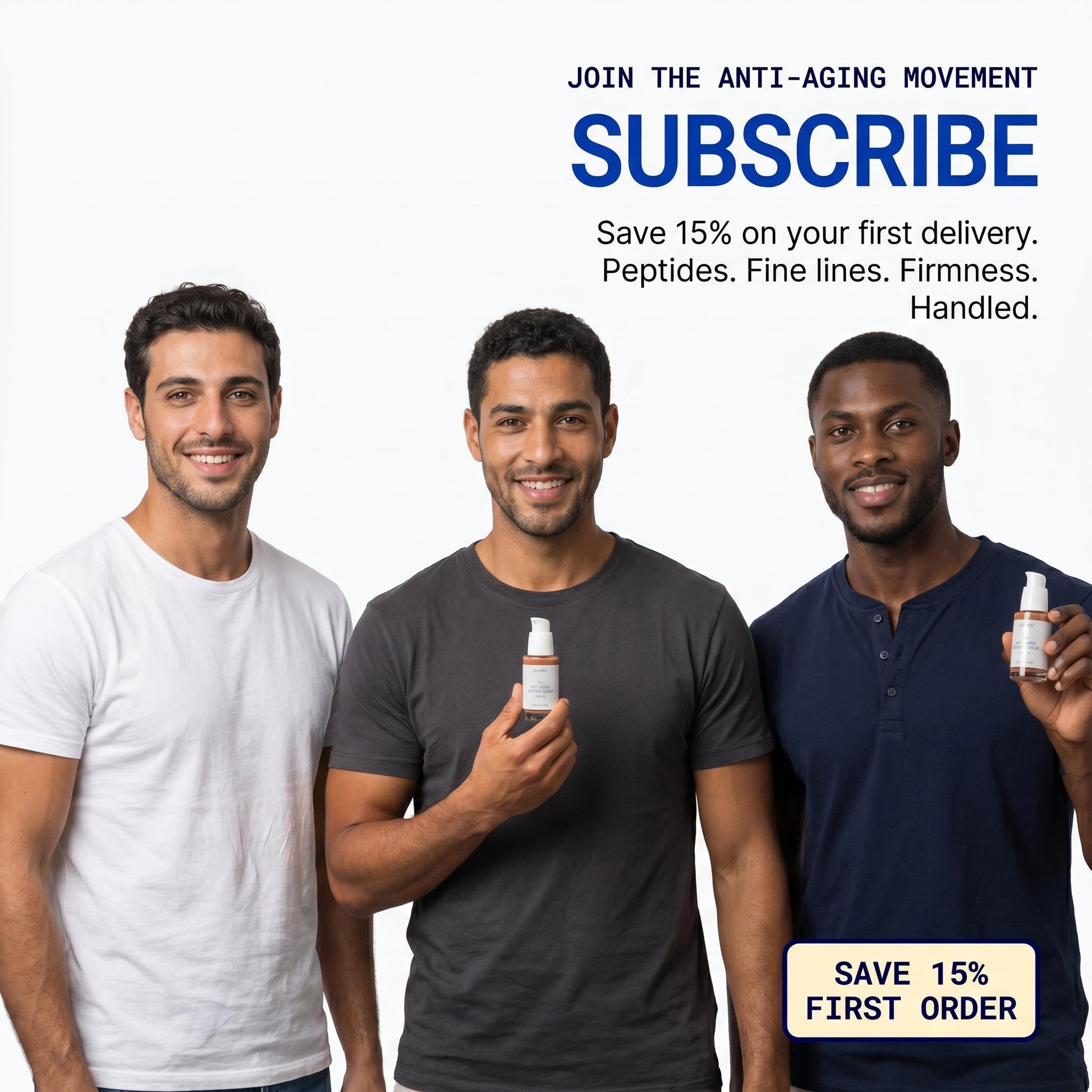 Peptide Anti-Age Serum - Subscribe Family Group | OLIRS Men's Skincare